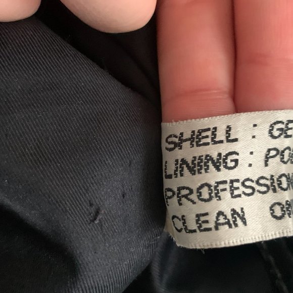 Heavy vintage leather fitted peacoat - Picture 7 of 8